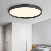 Ceiling light fixture in a modern bedroom setting